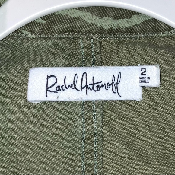 🐅 RACHEL ANTONOFF colorblock animal print denim dress, 2 — EUC - Picture 2 of 7